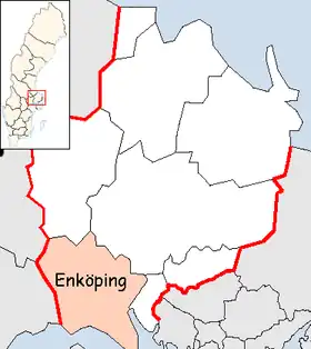 Localisation de Enköping