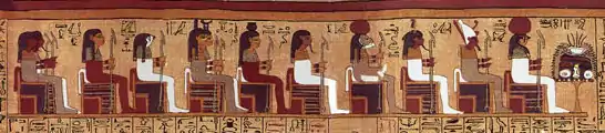 quelques dieux égyptiens.