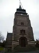 Façade de l'église.