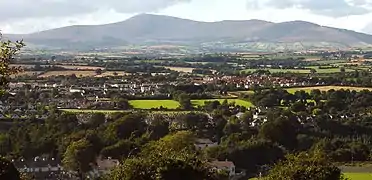 Enniscorthy et Blackstairs Mountains.