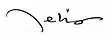 Signature de Enrico Celio