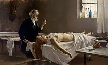 Anatomie du cœur (1890), huile sur toile, 177 × 291 cm, musée de Malaga.