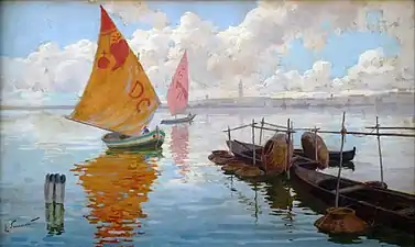 Enrique Simonet, Marine vénitienne, 1887-1890.