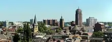 Panoramique du centre-ville d'Enschede.