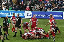 Description de l'image Entassement Gloucester contre Saracens 26 novembre 2005.jpg.