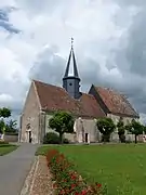 Porche d'entrée de l'église.