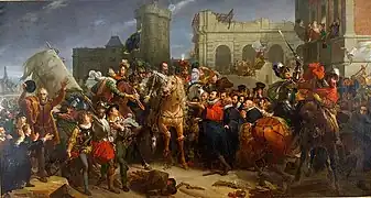 François Gérard, Entrée de Henri IV à Paris le 22 mars 1594 (original de 1817).