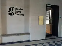Entrée du nouveau Musée Goya de Castres inauguré le 15 avril 2023
