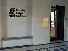 Entrée du musée Goya.