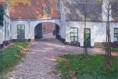 Entrée du béguinage de Bruges (1911).