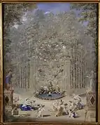 L'entrée du labyrinthe, Jean II Cotelle.