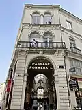 Entrée du passage Pommeraye rue Santeuil