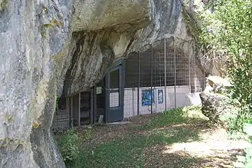 Grotte de la Vache,deuxième entrée.