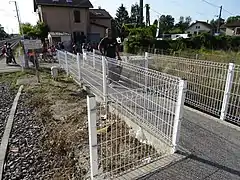 Site de la foire, entrée de la gare SNCF