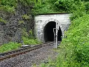 Le tunnel de La Rivoire.