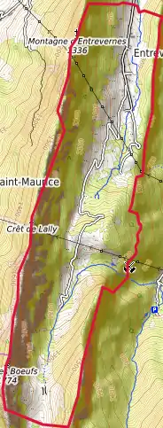 Carte topographique