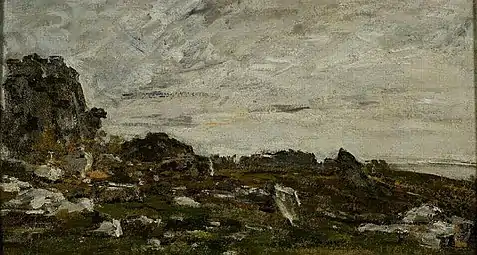 Environs de Plougastel, vers 1872 Le Havre, musée d'Art moderne André-Malraux