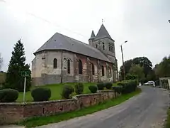 Chevet de l'église.