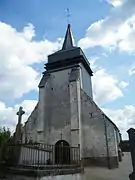 Façade principale de l'église.