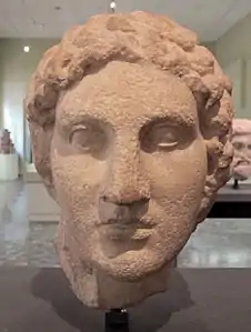 Portrait d'Alexandre, Égypte ptolémaïque, IIIe siècle av. J.-C.,Musée d'art et d'histoire de Genève.