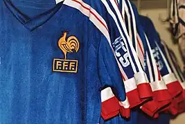 Maillot de l'équipe de France de football.