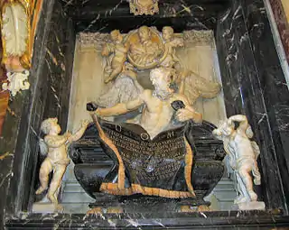Monument à Giulio Del Corno,  église Gesù e Maria, Rome.