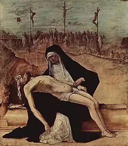 Ercole de' Roberti, 1482. Pieta
