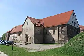Vue de l'église abbatiale Saint-Pierre d'Erfurt
