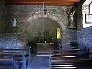 Intérieur de la chapelle.