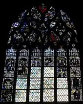 La maîtresse vitre de la chapelle Notre-Dame-de-Kerdévot : vue d'ensemble.
