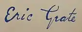 signature d'Eric Grate