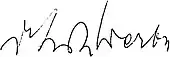 signature d'Erik Werba