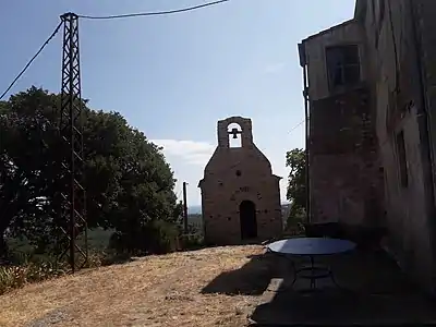 La façade nord de l'ermitage en 2018 avec la chapelle Saint-Jérôme toute proche.