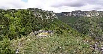 Vue panoramique depuis les terrasses du château de Revel.