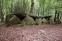 Le dolmen de la Contrie.