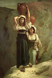 Les Filles d'Alvito (1855), Paris, musée Hébert.