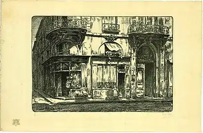 La Maison de Madame de Pompadour (rue Saint-André-des-Arts).