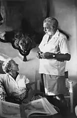 Ernest Hemingway et son épouse, Mary, à la Finca La Vigia.