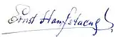 signature d'Ernst Hanfstaengl