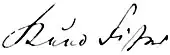 signature de Kuno Fischer