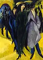 Ernst Ludwig Kirchner, Frauen auf der Strasse (1915)