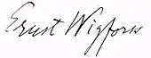 signature d'Ernst Wigforss
