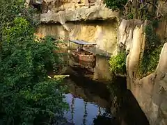 Gamanile River au zoo de Leipzig