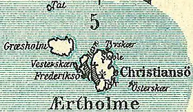Carte d'Ertholmene