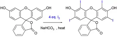 Synthèse de l'érythrosine B