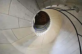 Escalier des bureaux de l'usine.