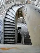 Vue intérieure de l'escalier.