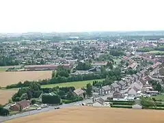 Les cités vues depuis le terril no 153.