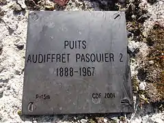 Puits Audiffret-Pasquier no 2, 1888 - 1967.