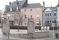 Esch-sur-Alzette : emplacement de l'ancienne synagogue.